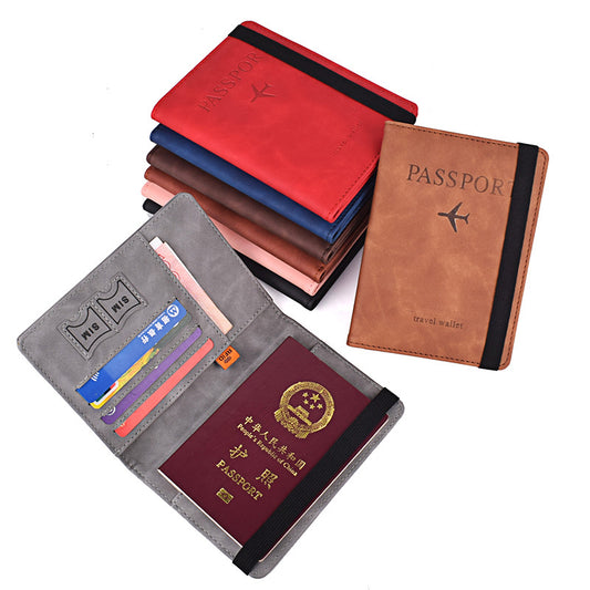 Elastic  Leather  passport  Covers 